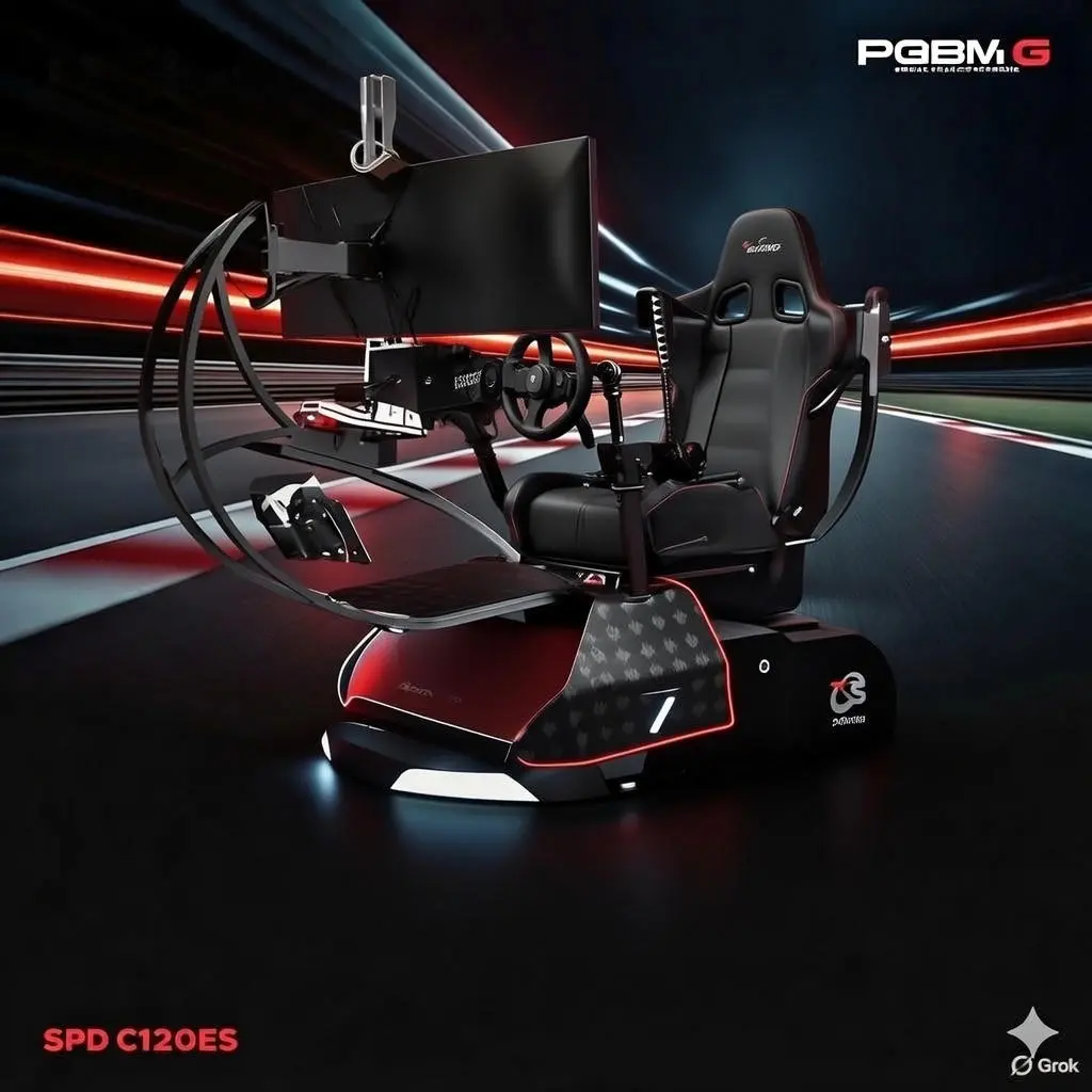 Volante Direct Drive de 25Nm y pedales de carga profesional del simulador Whiplash Race Ultra W360
